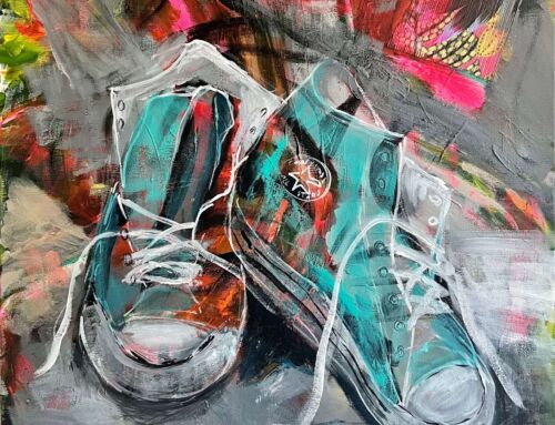 Put on your blue suede shoes